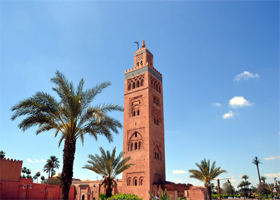ciudad de Marrakech Marruecos